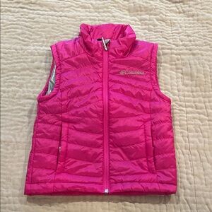 Kids Columbia Omni Heat Fuchsia Quilted Vest